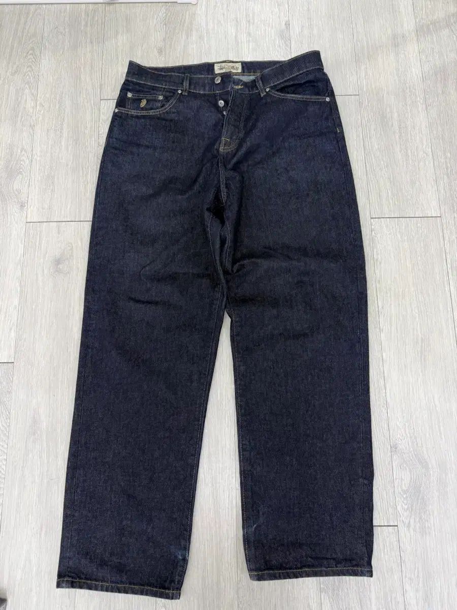 STUSSY BIG ALL JEAN LYNED INDIGO