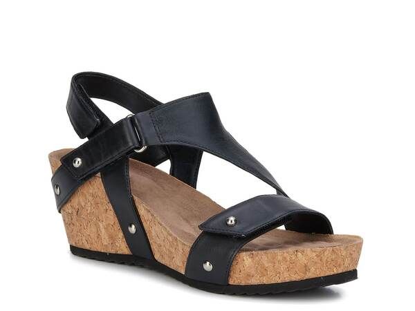 ロスハンマーソン レディース シューズ サンダル Ros Hommerson Traci Wedge Sandal Black ブラック