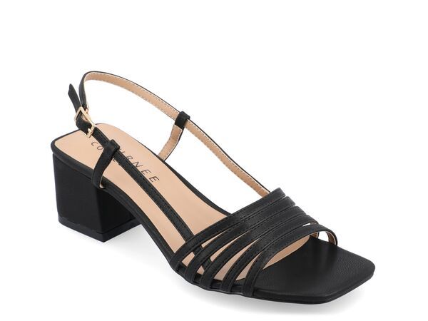 ジュルネ コレクション レディース シューズ サンダル Journee Collection Shayana Sandal Black ブラック
