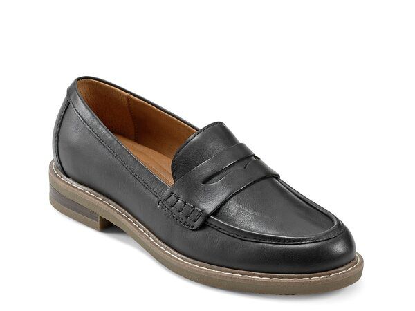 アース レディース シューズ スリッポン・ローファー Earth Java Penny Loafer Black ブラック
