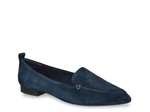 ベラヴィータ レディース シューズ スリッポン・ローファー Bella Vita Alessi Flat Navy Suede ネイビー