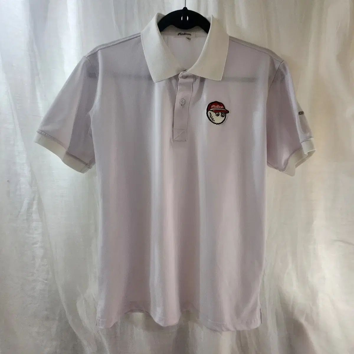 マルボンゴルフウェア 半袖 カラーTシャツ 白 L