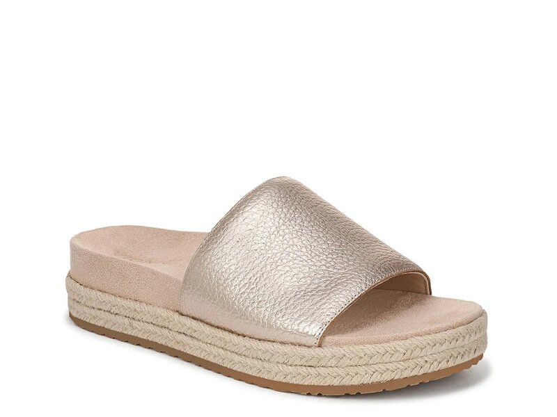 バイオニック レディース シューズ サンダル Vionic Yasmina Wedge Sandal Gold Metallic ゴールド