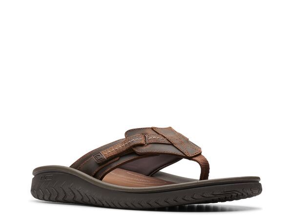 クラークス メンズ シューズ サンダル Clarks Wesley Sun Sandal Dark Brown ブラウン