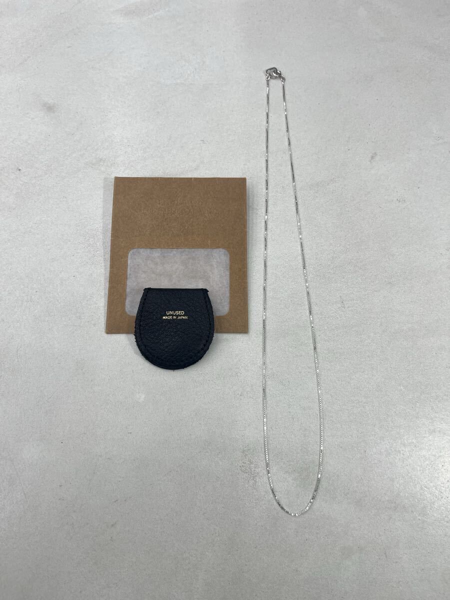 美品 UNUSED アンユーズド Venetian Chain Necklace 細 UH0626 Silver