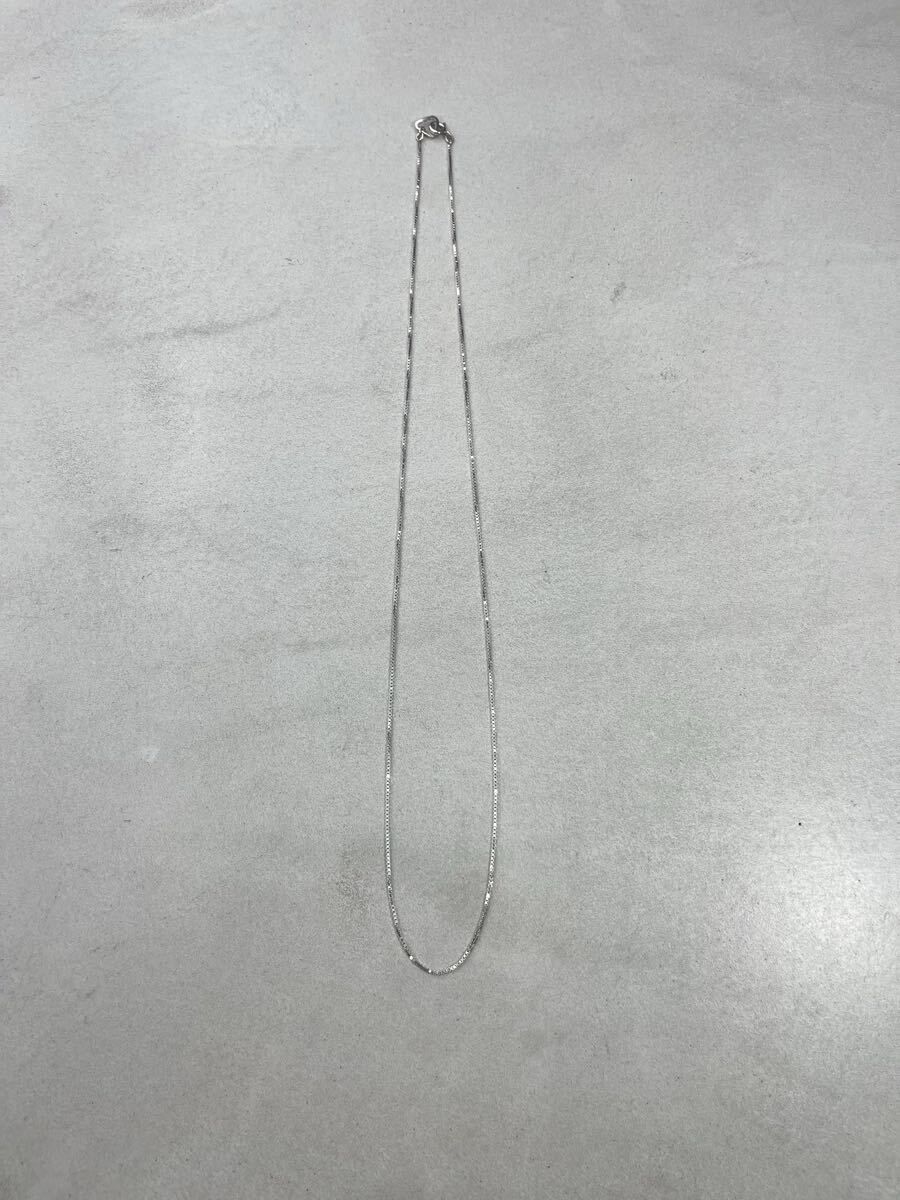 美品 UNUSED アンユーズド Venetian Chain Necklace 細 UH0626 Silver