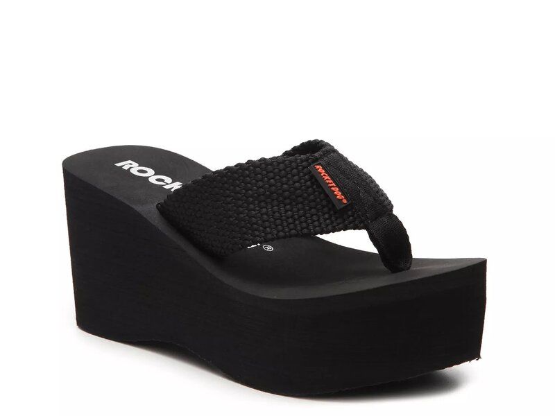 ロケットドッグ レディース シューズ サンダル Rocket Dog Crush Wedge Flip Flop Black ブラック 10,212円