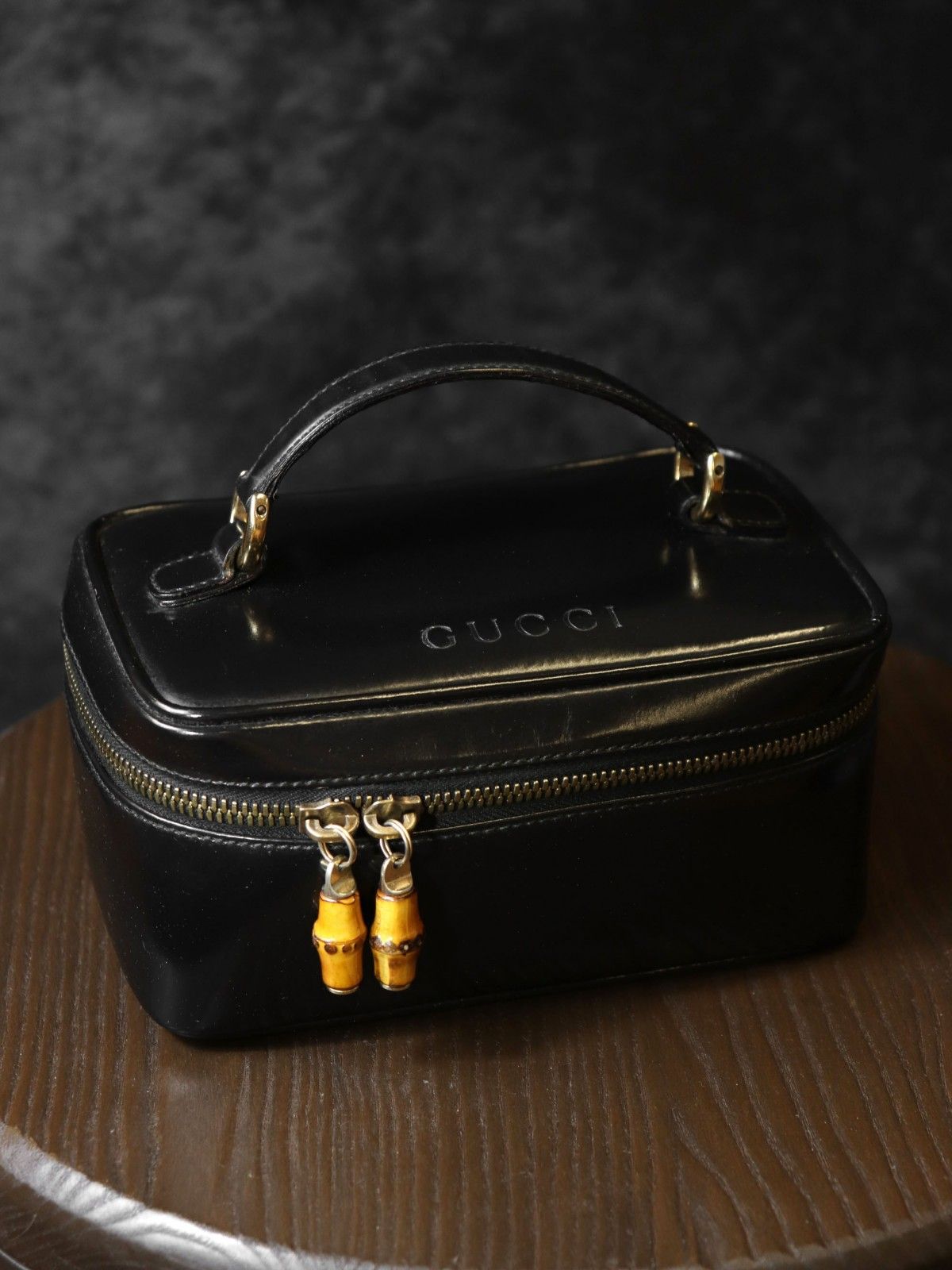 GUCCI グッチ バンブー ポーチ 小物入れ メイクBOX バニティバック