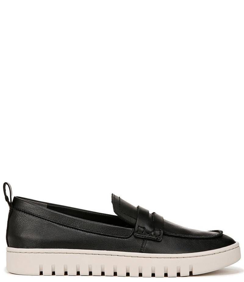 バイオニック レディース シューズ パンプス レザー ローファー Vionic Uptown Leather Packable Travel Penny Loafers Black ブラック