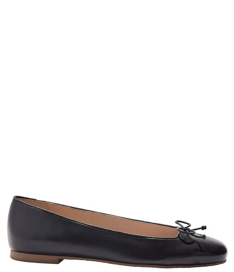 ジャックロジャース レディース シューズ パンプス レザー Jack Rogers Kenlyn Ballet Leather Bow Flats Black ブラック