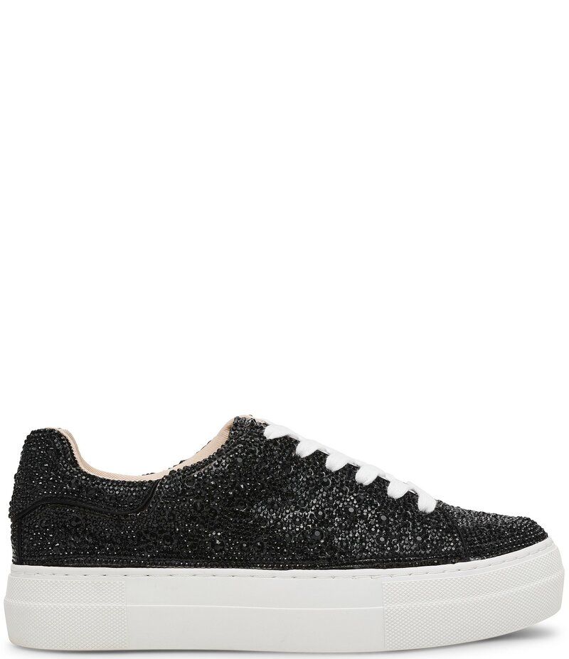 ベッツィジョンソン レディース シューズ スニーカー プラットフォーム レース Blue by Betsey Johnson Sidny Rhinestone Embellished Family M
