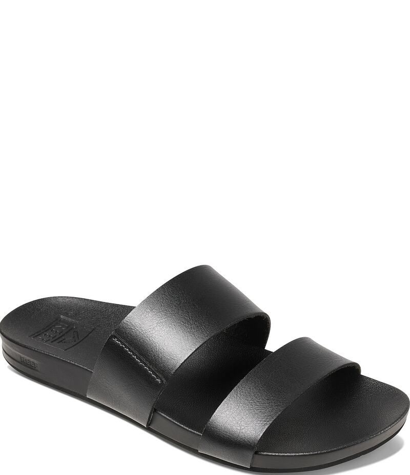 リーフ レディース シューズ パンプス サンダル Reef Womens Cushion Bounce Vista Double Strap Slide Sandals Black ブラック
