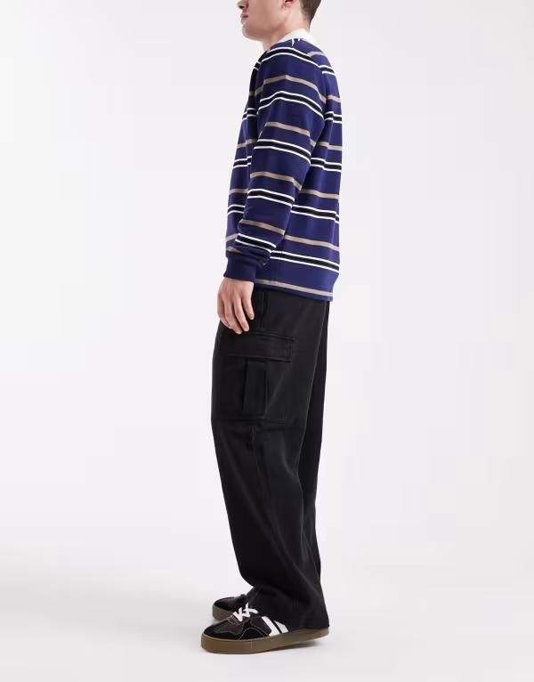 ジャック アンド ジョーンズ メンズ ボトムス カジュアルパンツ カーゴパンツ Jack Jones baggy cargo pants Black ブラック ジャック アンド ジョーンズ メンズ ボトムス カジュアルパンツ カーゴパンツ Jack Jones baggy cargo pants Black ブラック