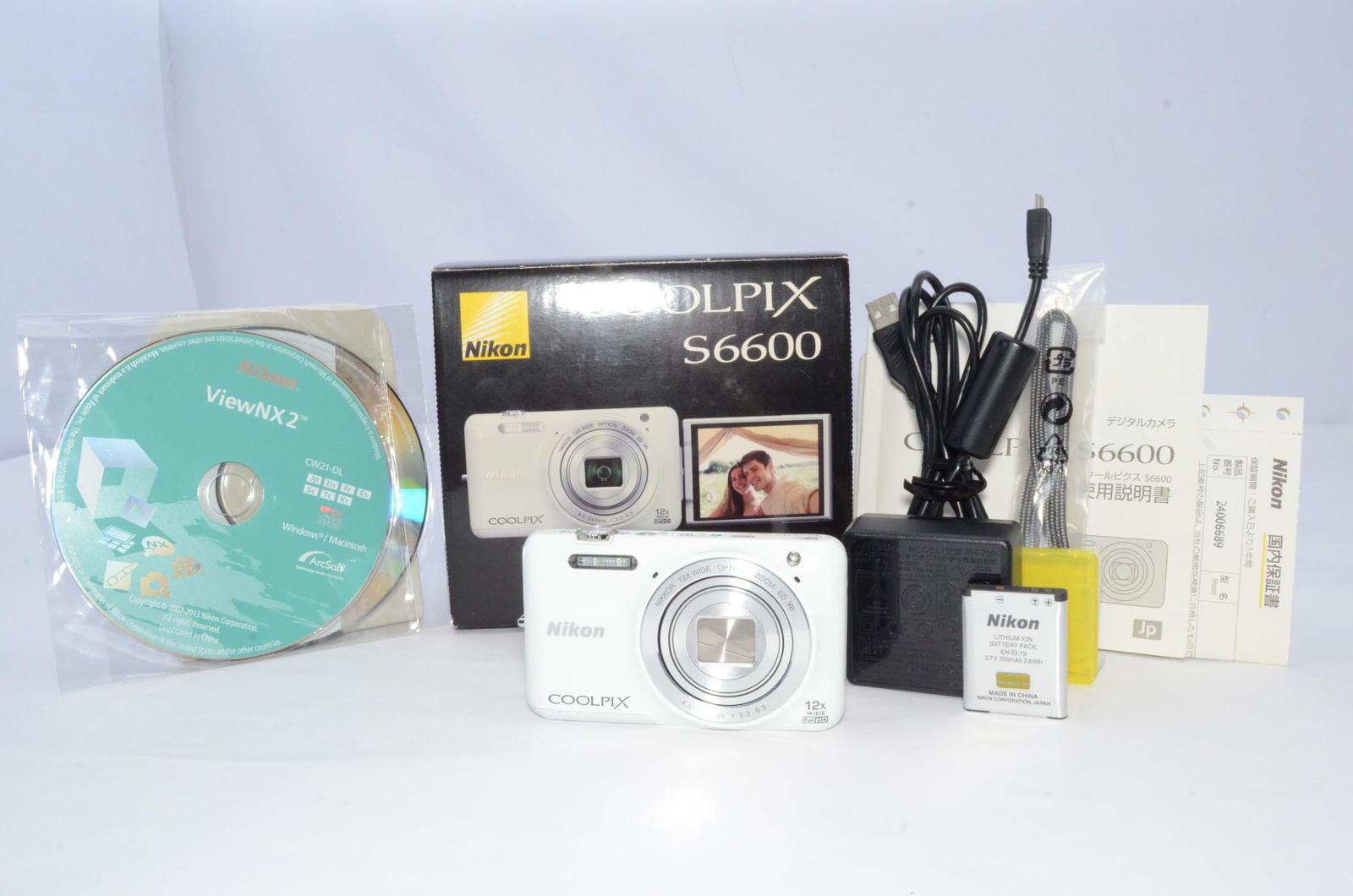Nikon クールピクス S6600WH ナチュラルホワイト