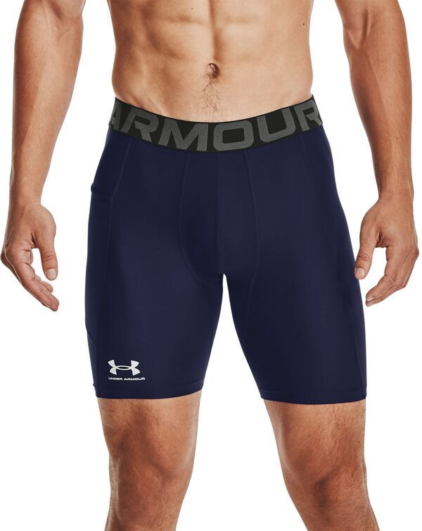 アンダーアーマー メンズ ボトムス ハーフパンツ・ショーツ ショートパンツ Under Armour Mens HeatGear Compression 6 Shorts Midnight NavyW