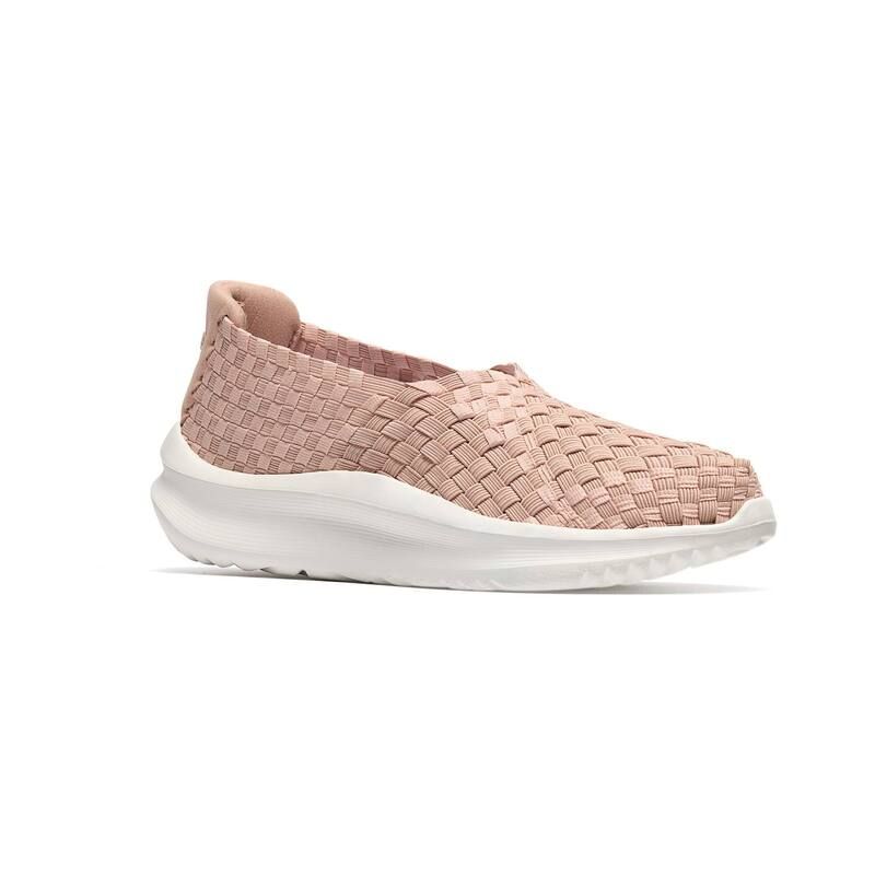 クラークス レディース シューズ スニーカー Clarksolevana Weave Womens Casual SlipOn Shoes Pale Peach ピーチ