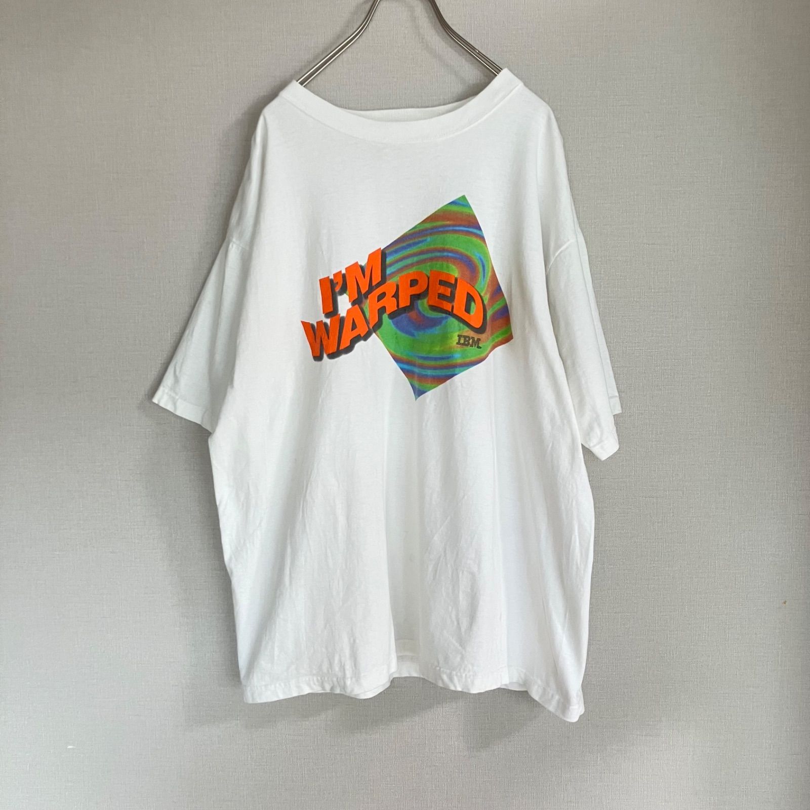 90s IBM アイビーエム I'M WARPED OS/2 Warp 企業Tシャツ サイケ