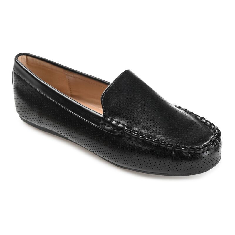 ジュルネ コレクション レディース シューズ サンダル Journee Collection Halsey Womens Moccasins Black Pu ブラック