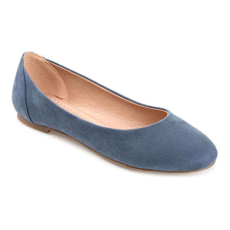 ジュルネ コレクション レディース シューズ サンダル Journee Collection Kavn Womens Comfort Sole Ballet Flats Blue ブルー