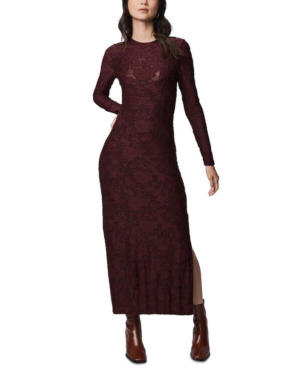 スプレンディット レディース トップス ワンピース フラワー柄 フラワー Splendid Cecelia Floralong Sleeve Dress Rosewood