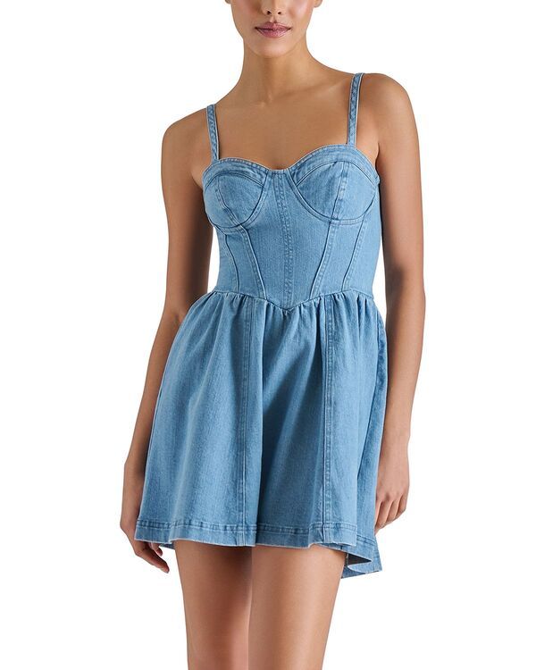 スティーブ マデン レディース トップス ワンピース STEVE MADDEN Rhoda Dress Medium Blue ブルー