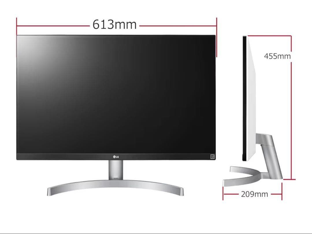 LG 27UK600-W 27インチ 4Kモニター【美品】- メルカリ