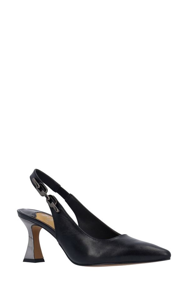 ジェイレニー レディース シューズ ヒール J Rene Krissa Slingback Pointed Toe Pump Black ブラック