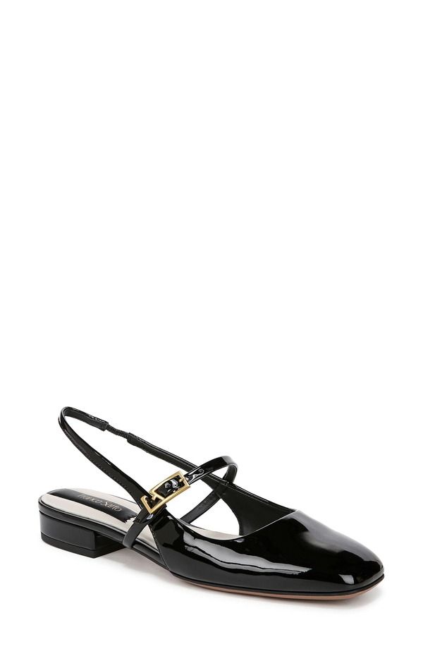 フランコサルト レディース シューズ パンプス Franco Sarto Destin Slingback Flat Black ブラック
