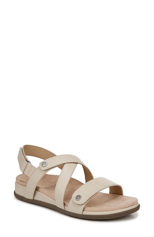 バイオニック レディース シューズ ヒール サンダル Vionicypresslingback Sandal Parchment Leather