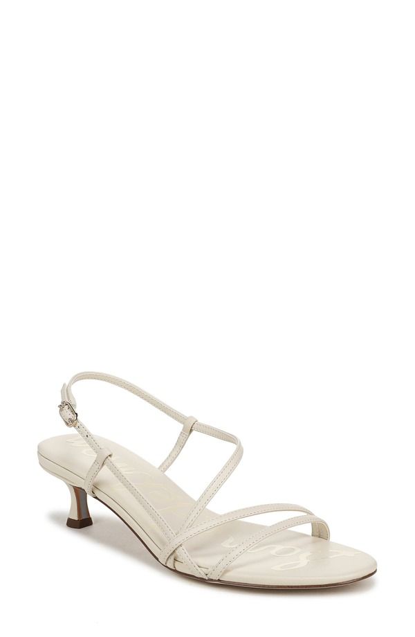 サムエデルマン レディース シューズ ヒール サンダル Sam Edelman Cora Slingbackitten Heel Sandal Modern Ivory アイボリー