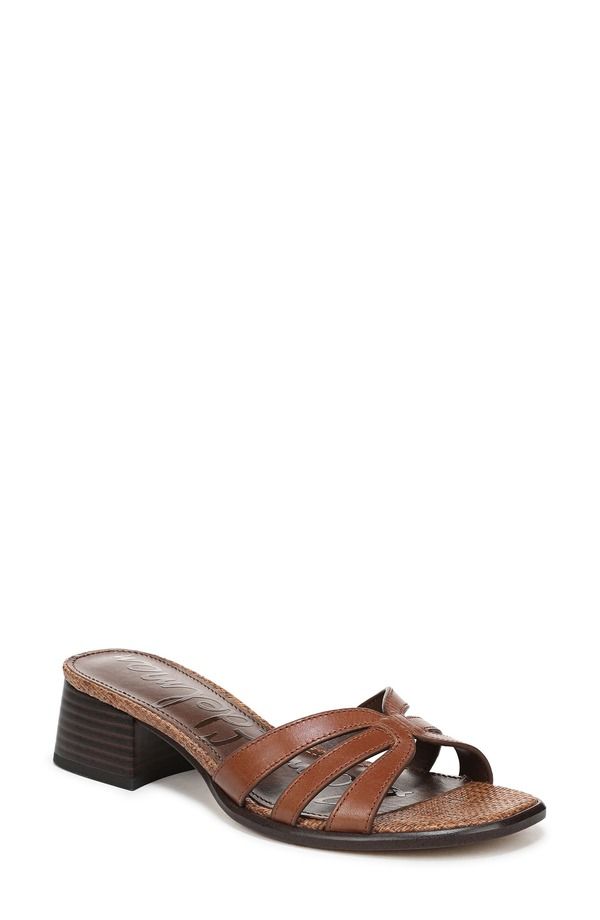 サムエデルマン レディース シューズ ヒール サンダル Sam Edelman Farrin Block Heel Sandal Cognac