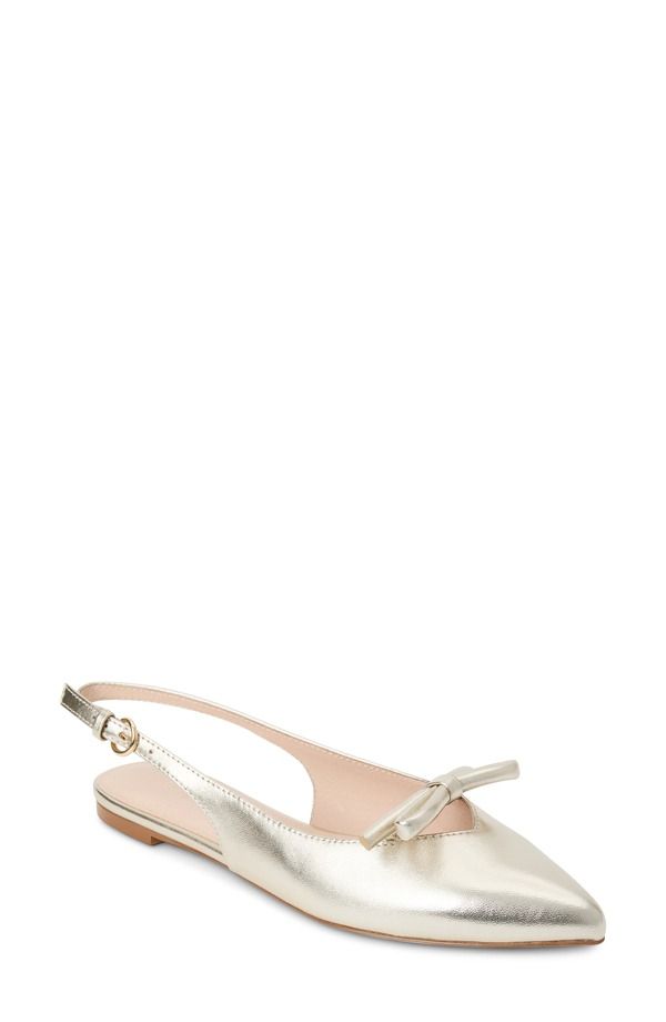 ジャックロジャース レディース シューズ パンプス Jack Rogers Lennox Slingback Pointed Toe Flat Jacks Platinum