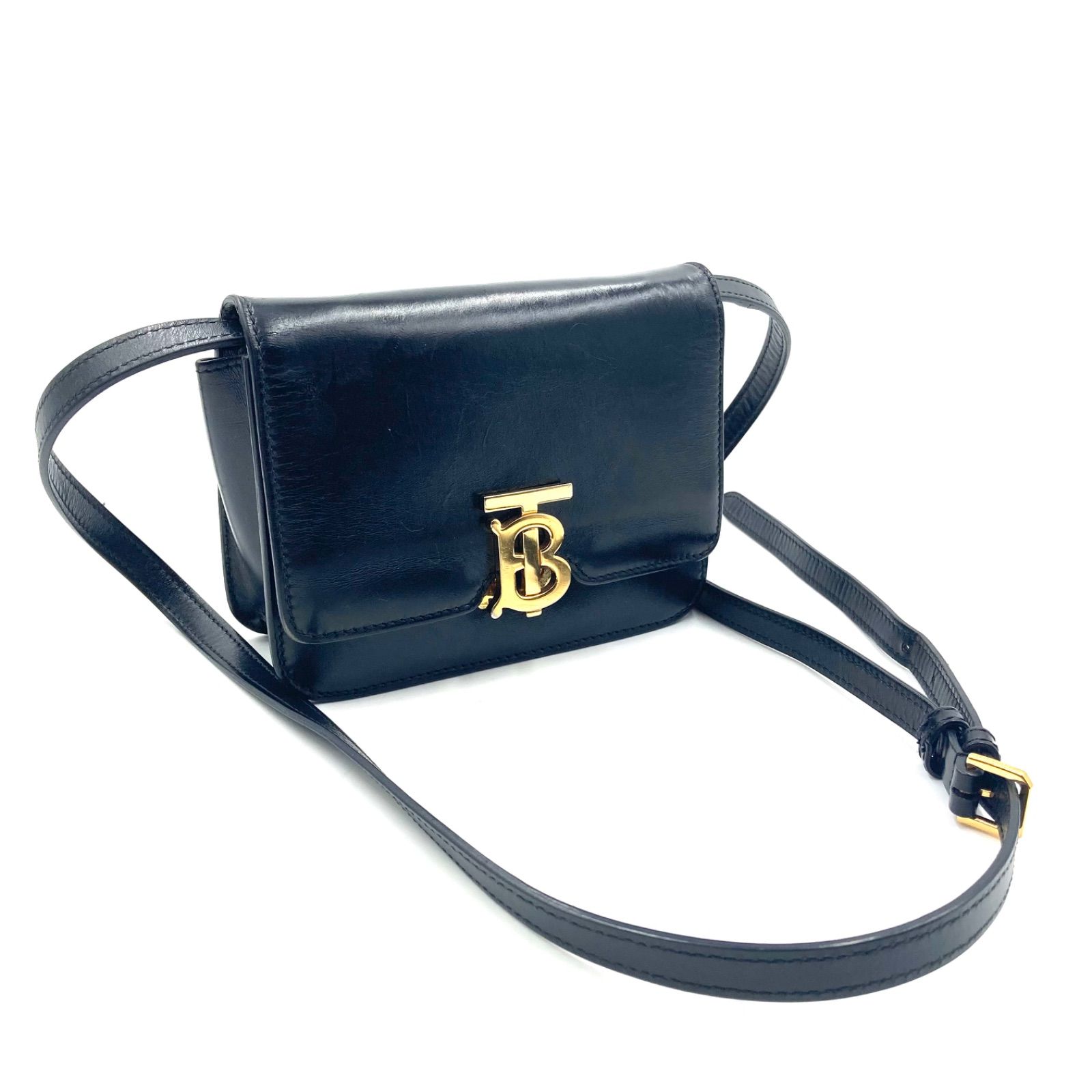 □良品□近年新基準・ティッシ期□BURBERRY バーバリー Mini TB Bag 
