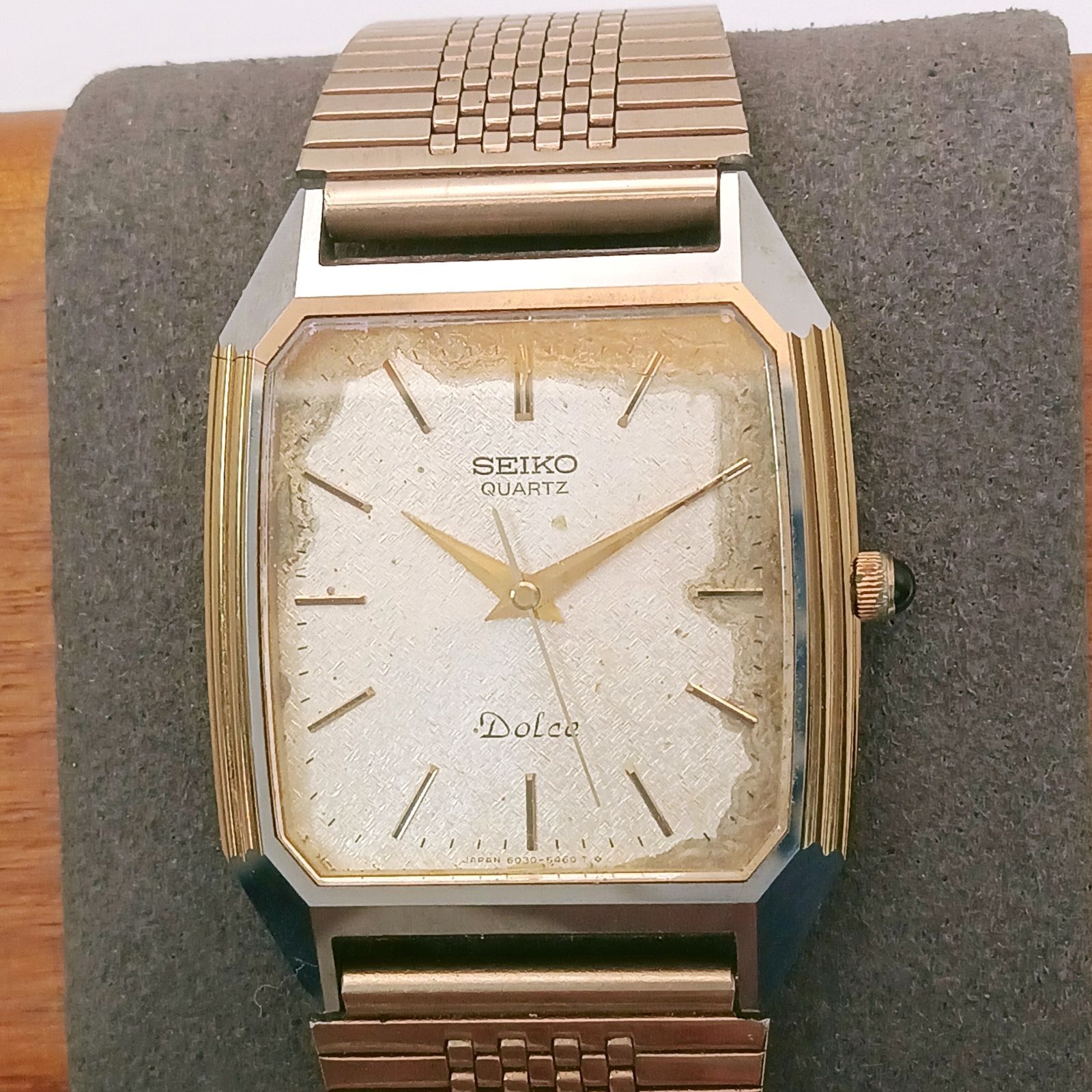 稼働】0630-2 SEIKO DOLCE セイコー ドルチェ 6030-5390 メンズ腕時計 