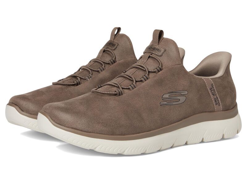 スケッチャーズ メンズ シューズ スニーカー SKECHERSummits Korlo Hands Free SlipIn Brown ブラウン