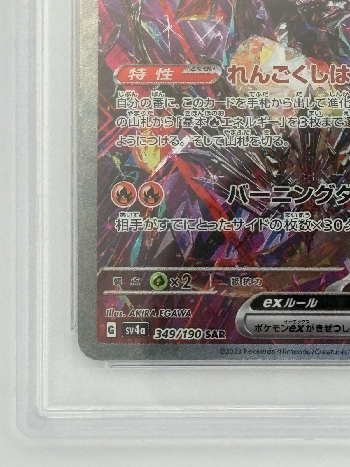 PSA10】リザードンex SAR SV4a 349/190 ポケモンカード - メルカリ
