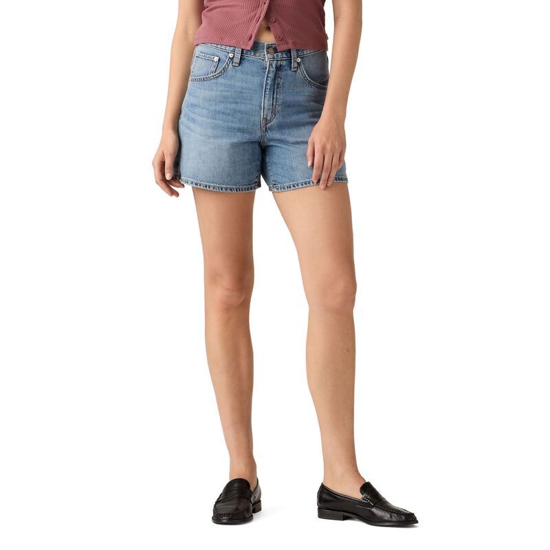 リーバイス レディース ボトムス ハーフパンツ・ショーツ ショートパンツ デニム Juniors Levis Cinch Baggy Denim Shorts Lift Up デニム
