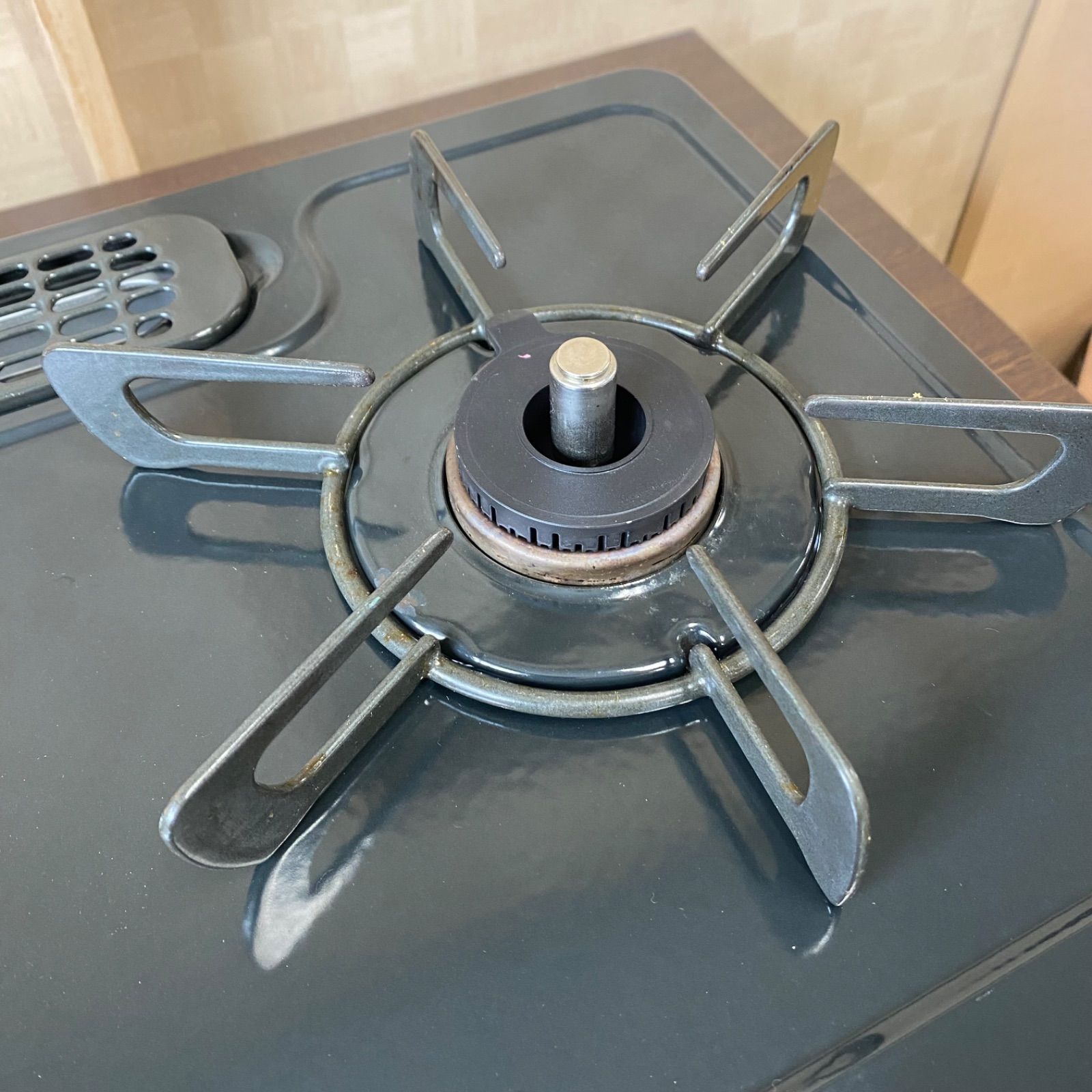 ◇美品◇中古◇格安◇リンナイ◇グリル付ガステーブル◇RTE565BKL 