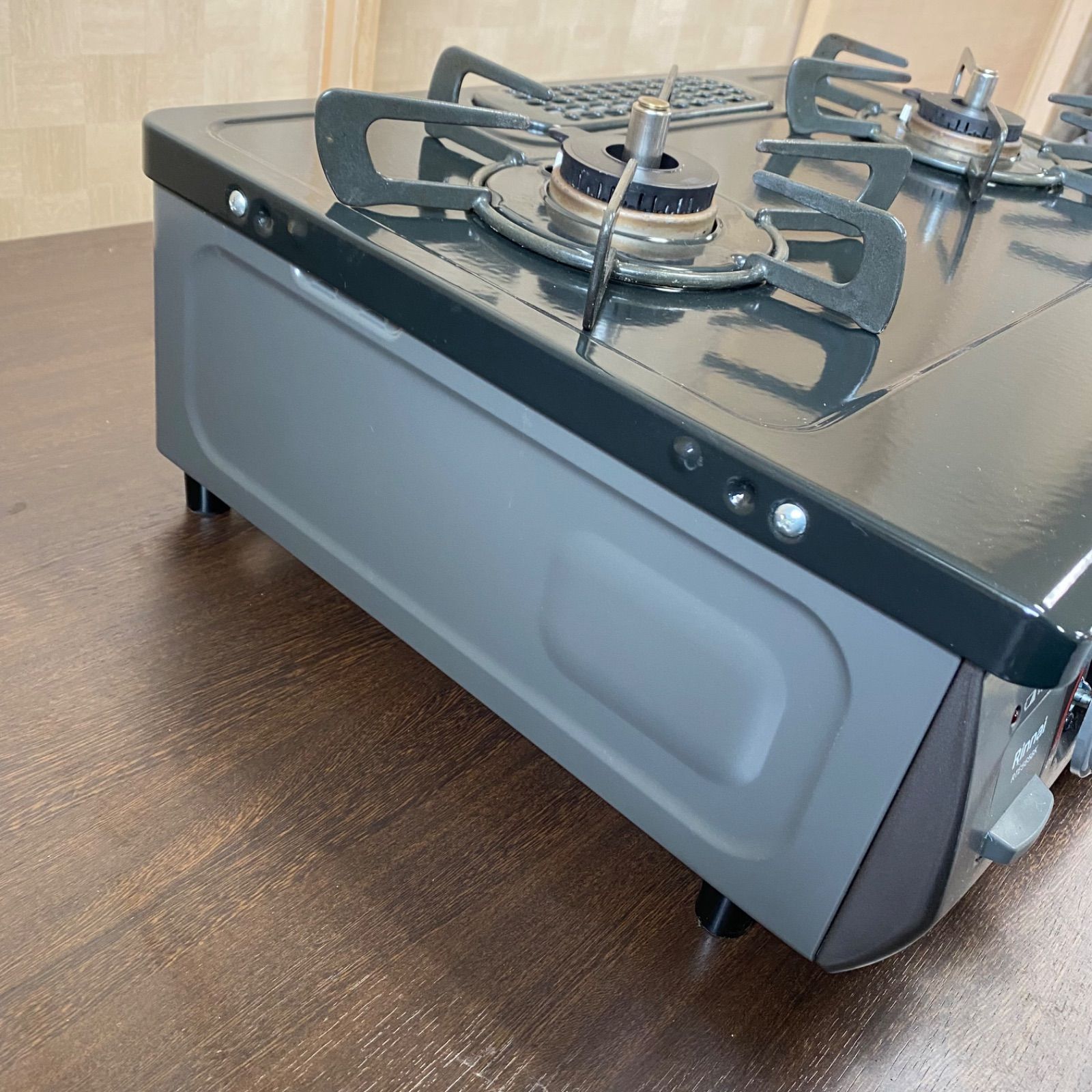 ◇美品◇中古◇格安◇リンナイ◇グリル付ガステーブル◇RTE565BKL 