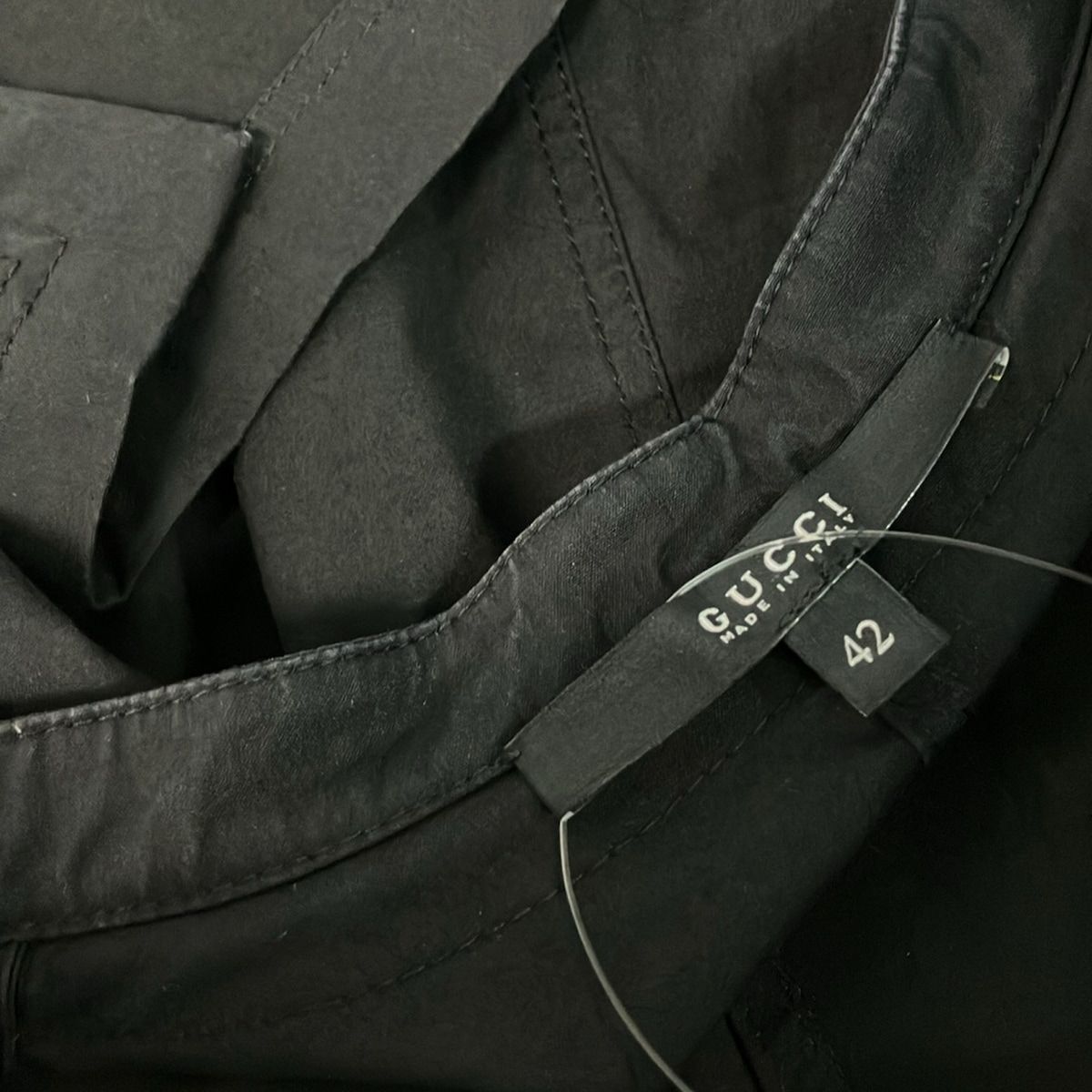 GUCCI(グッチ) ワンピース サイズ42 M レディース - 黒 半袖/ロング