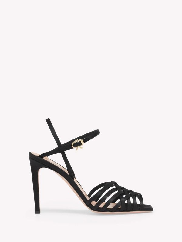 ジャンヴィト ロッシ レディース シューズ サンダル Gianvito Rossi Kerry Sandal Black Fabric ブラック