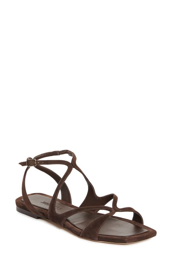 ジミーチュー レディース シューズ サンダル Jimmy Choo Ayla Sandal Chocolate チョコレート 131,900円