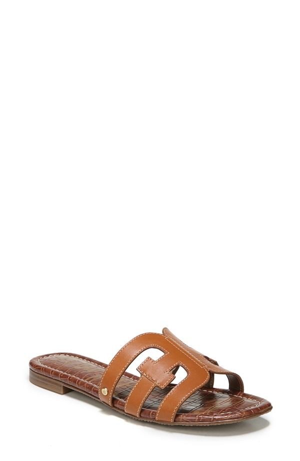 サムエデルマン レディース シューズ サンダル カットアウト Sam Edelman Bay Cutout Slide Sandal Wide Width Available Saddle