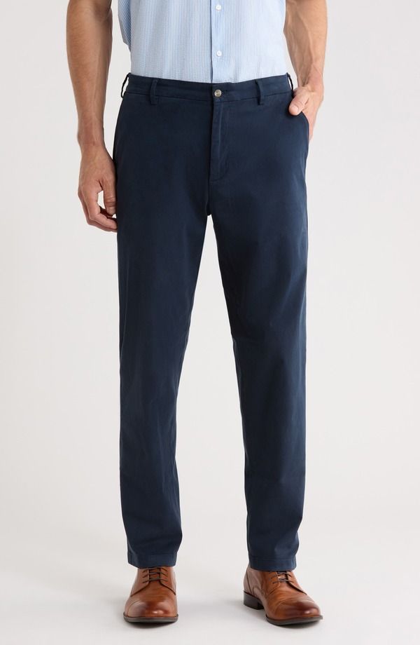 ピーター・ミラー メンズ ボトムス カジュアルパンツ Tシャツ Peter Millar Flat Front Signature Sateen Dress Pants Midnight Navy ネ