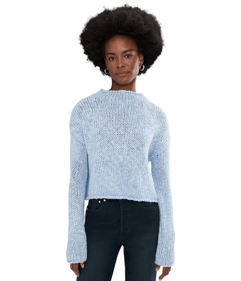 フリーピープル レディース アウター ニット・セーター Free People Opal Sweater Cashmere Blue ブルー