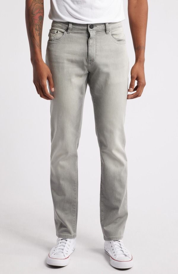 ディーエル 1961 メンズ ボトムス デニムパンツ ニット ジーンズ DL1961 Nick DL Ultimate Knit Slim Jeans Washed Grey Knit グレー