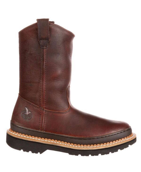 ジョージブーツ メンズ シューズ ブーツ・レインブーツ GEORGIA BOOT Mens Giant PullOn Work Boot Soggy brown ブラウン