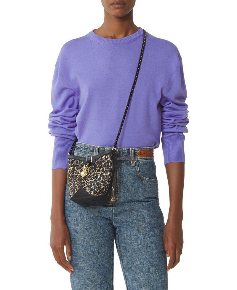 ランバン レディース アウター ニット・セーター ウール Lanvin Wool Sweater With Grosgrain Detaililac ライラック 92,840円