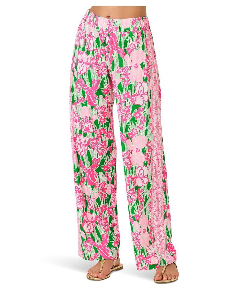 リリーピュリッツァー レディース ボトムス カジュアルパンツ Lilly Pulitzer Bal Harbour Stretch Palazzo Puttingreen H グリーン