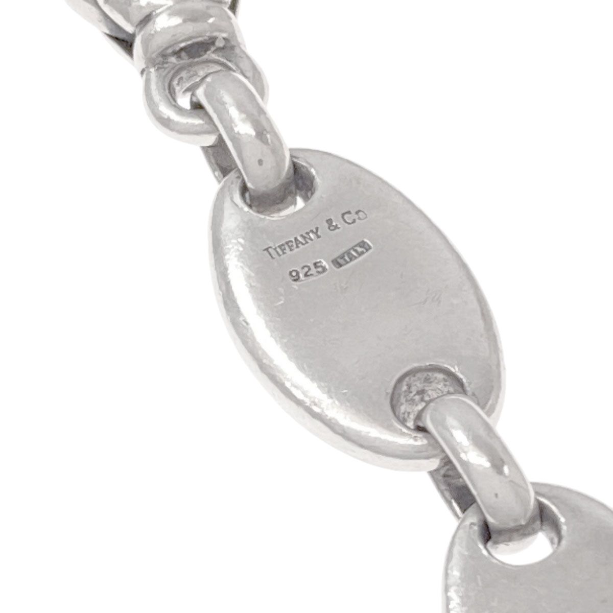 TIFFANY&Co. ティファニー ペブル リンク ブレスレット SV レディース